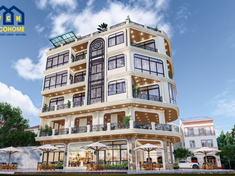 THIẾT KẾ NHÀ TÂN CỔ ĐIỂN - CHỊ LOAN - HẢI DƯƠNG - TKP0066